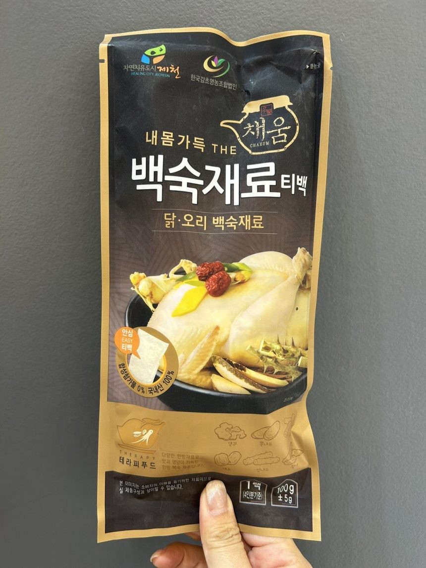 韓國 桑葉蔘雞湯藥材包100g 人蔘雞湯